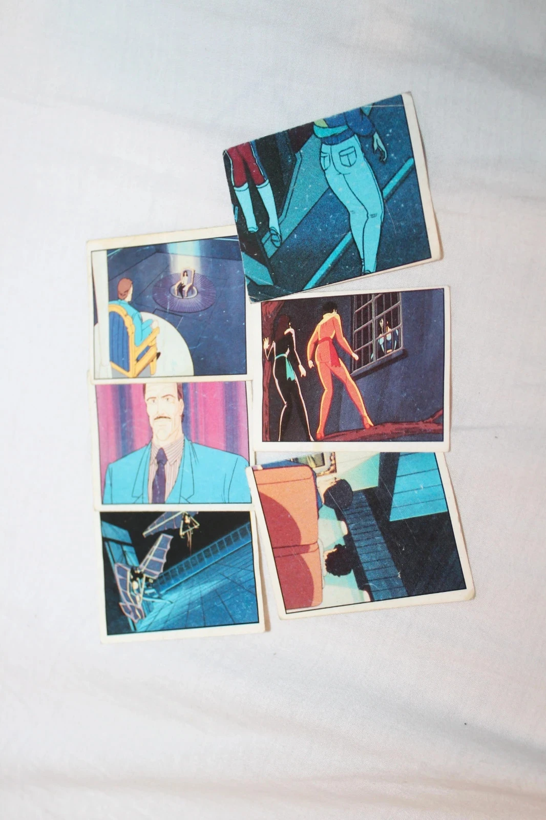Lot x6 Stickers Catseyes 1983